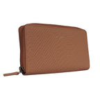 Assots London HAZEL Python Embossed Genuine Leather RFID Zip Around Purse (Size 20x2x10 Cm) - Rust