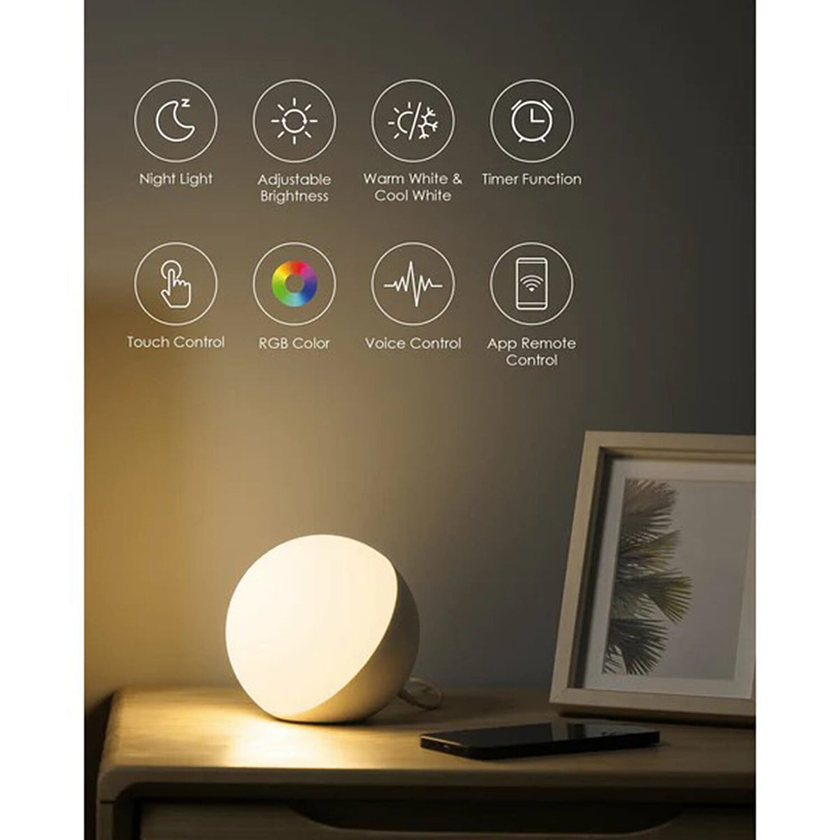 AUKEY Smart Colour Changing Sunrise LED Lamp 7697639 8