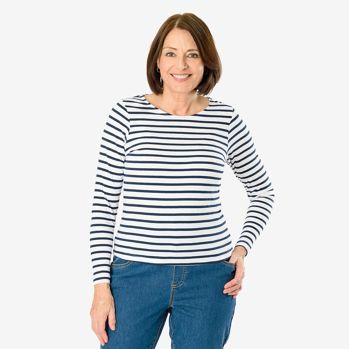 AVON 100% Cotton Long Sleeve TShirt (Size 8 to 10) - Blue 7981706 0