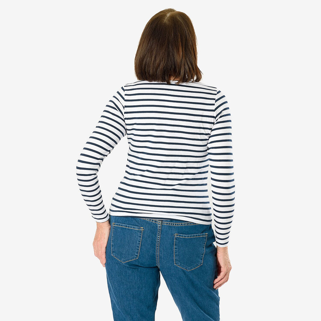 AVON 100% Cotton Long Sleeve TShirt (Size 8 to 10) - Blue