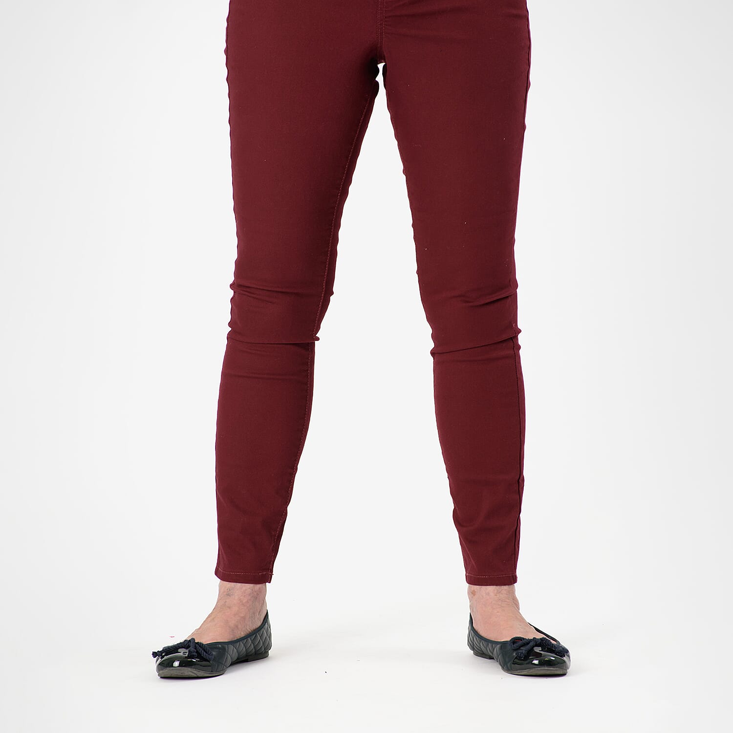 AVON Cotton Jegging - Burgundy (Size 16 - 18) 7981700 1