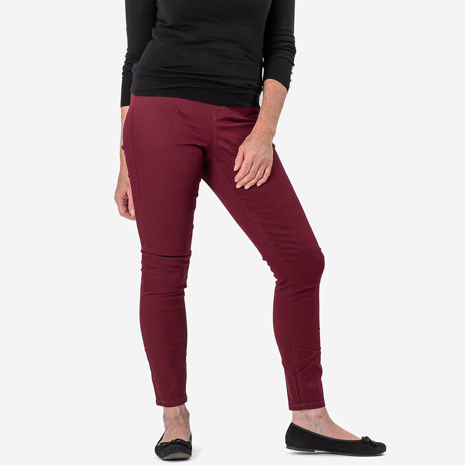 AVON Cotton Jeggings (Size 12-14) - Berry Red 7981703 0