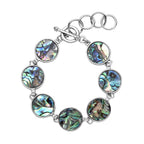 Abalone Shell Bracelet with T- bar clasp