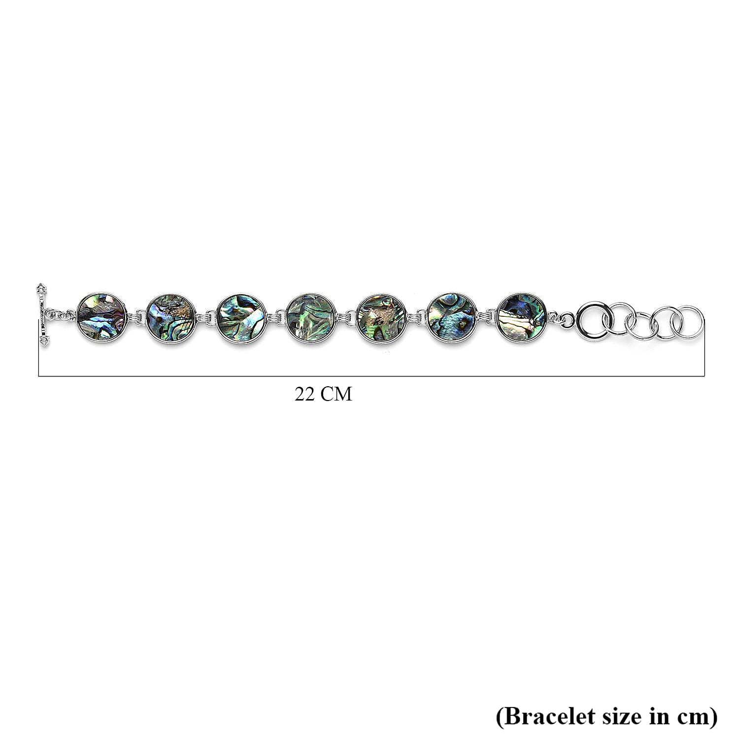 Abalone Shell Bracelet with T- bar clasp 7792328 4