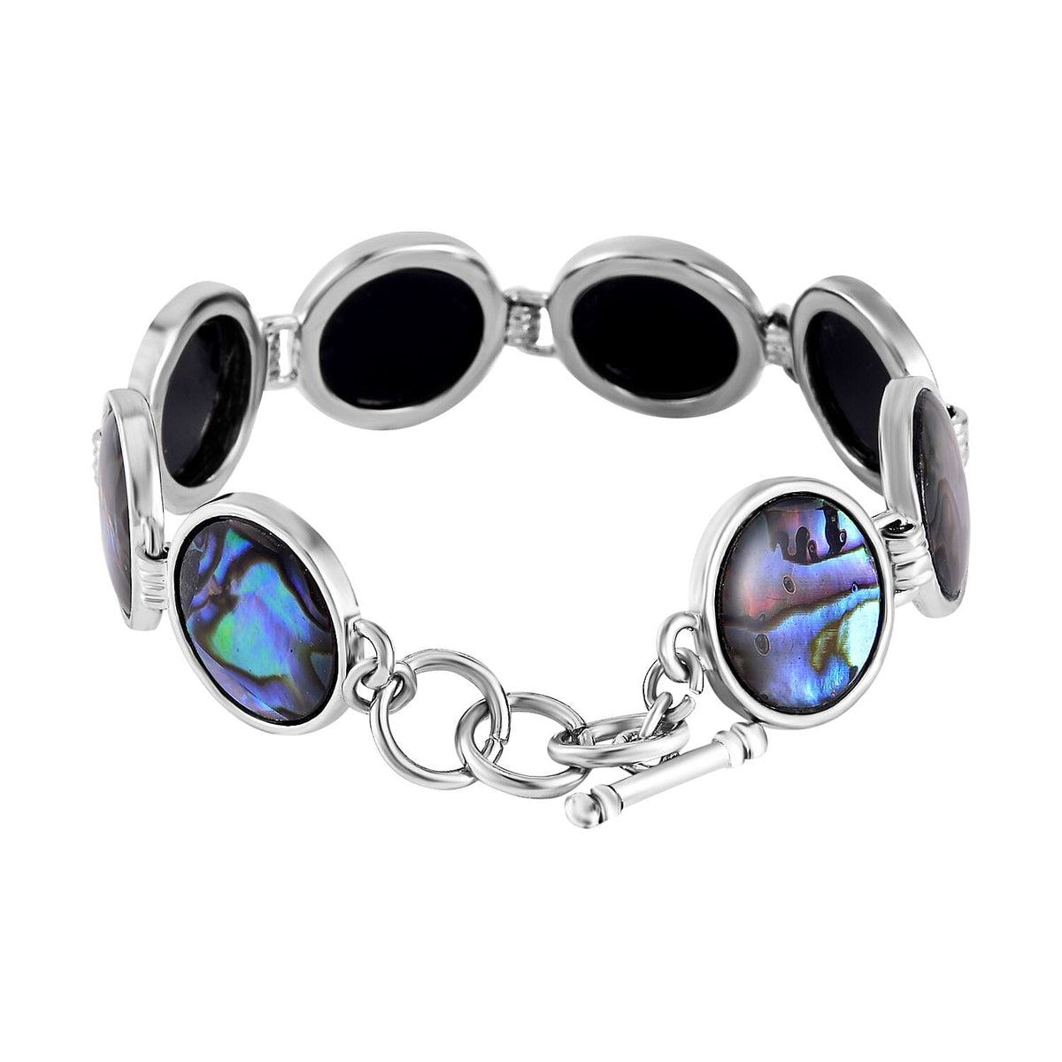 Abalone Shell Circle Link Bracelet (Size - 7.5) 7568294 3