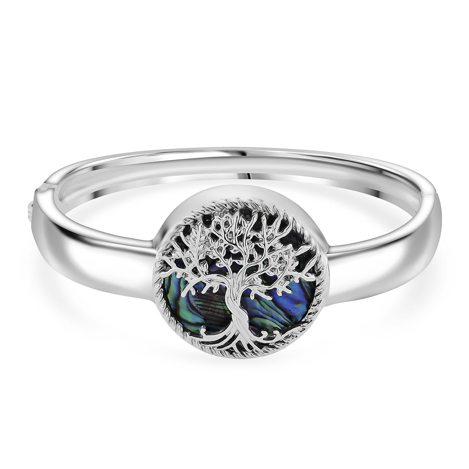 Tree of Life Collection - Abalone Shell Cuff Bangle (Size 7.5) 8275483 0