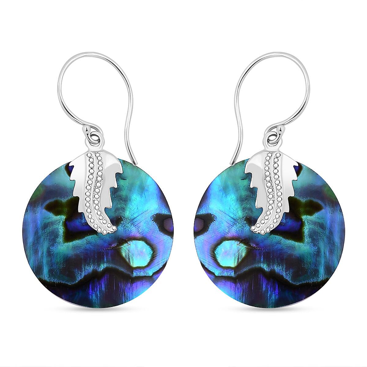 Abalone Shell Drop Earrings in Sterling Silver 7768471 0