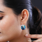 Abalone Shell Hook Earring in Sterling Silver