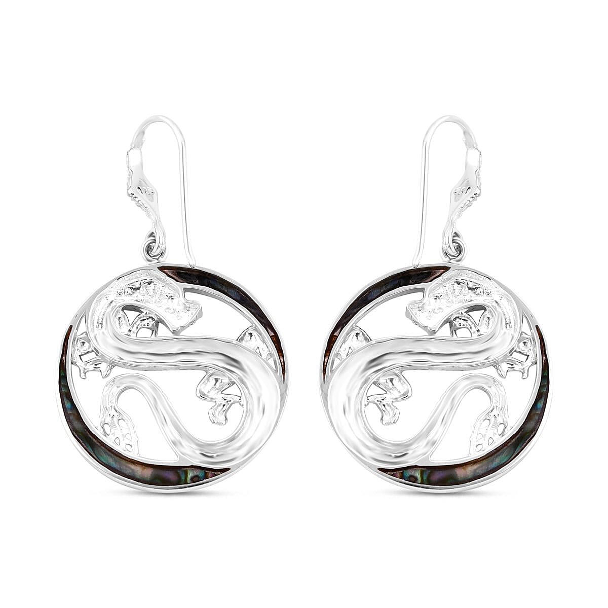 Royal Bali Collection Abalone Shell Earrings in Sterling Silver. Silver Wt. 13 Gms 7748241 4