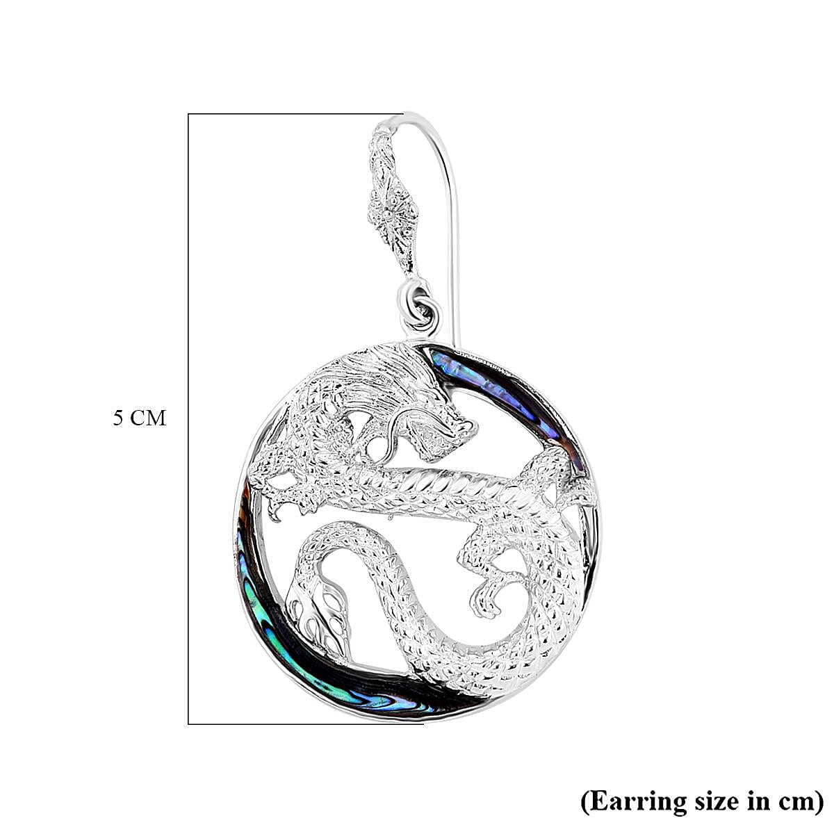 Royal Bali Collection Abalone Shell Earrings in Sterling Silver. Silver Wt. 13 Gms 7748241 5