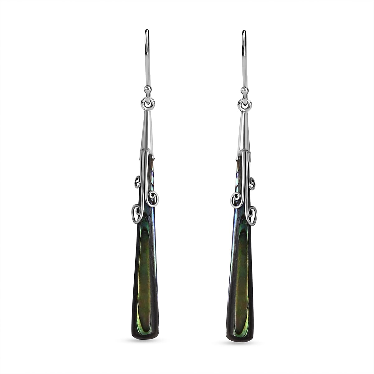 Abalone Shell Earring with Hook in Sterling Silver 8286503 0