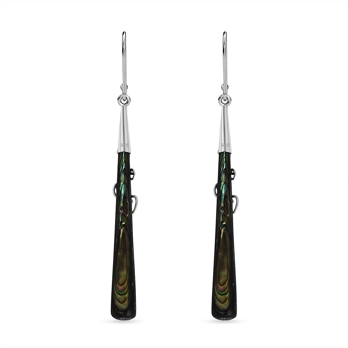 Abalone Shell Earring with Hook in Sterling Silver 8286503 4