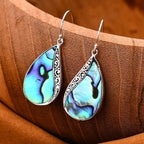 Royal Bali - Handmade Abalone Shell Drop Earring Sterling Silver