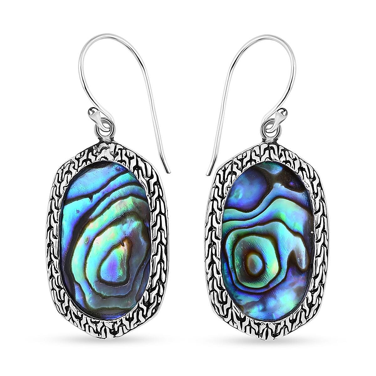 Abalone Shell Sterling Silver Ocean-Inspired Earring 7733034 0