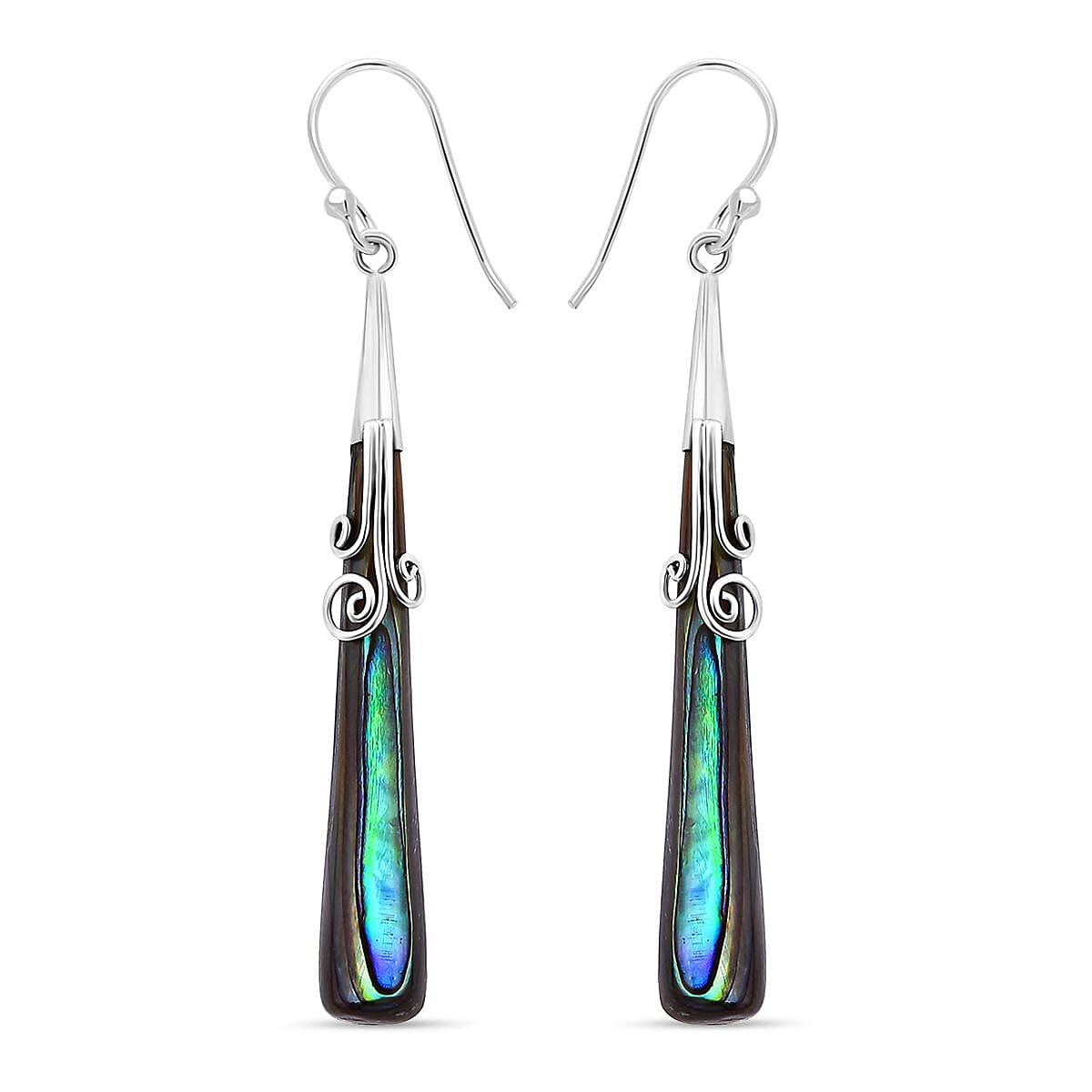 Abalone Shell Hook Earring in Sterling Silver 7768450 5