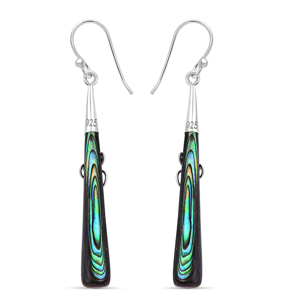 Abalone Shell Hook Earring in Sterling Silver 7768450 8
