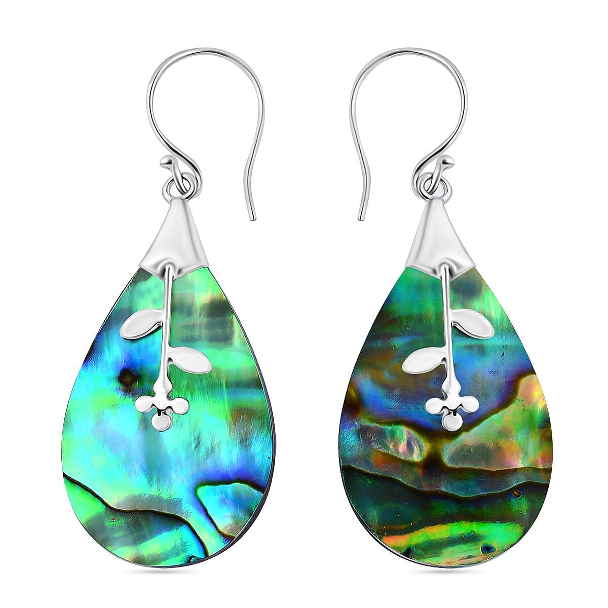 Abalone Shell Hook Earring in Sterling Silver 7768478 6