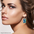 Abalone Shell Hook Earrings in Sterling Silver 12 Ct.