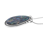 Abalone Shell Pear Necklace (Size - 24 - 4 Ext)