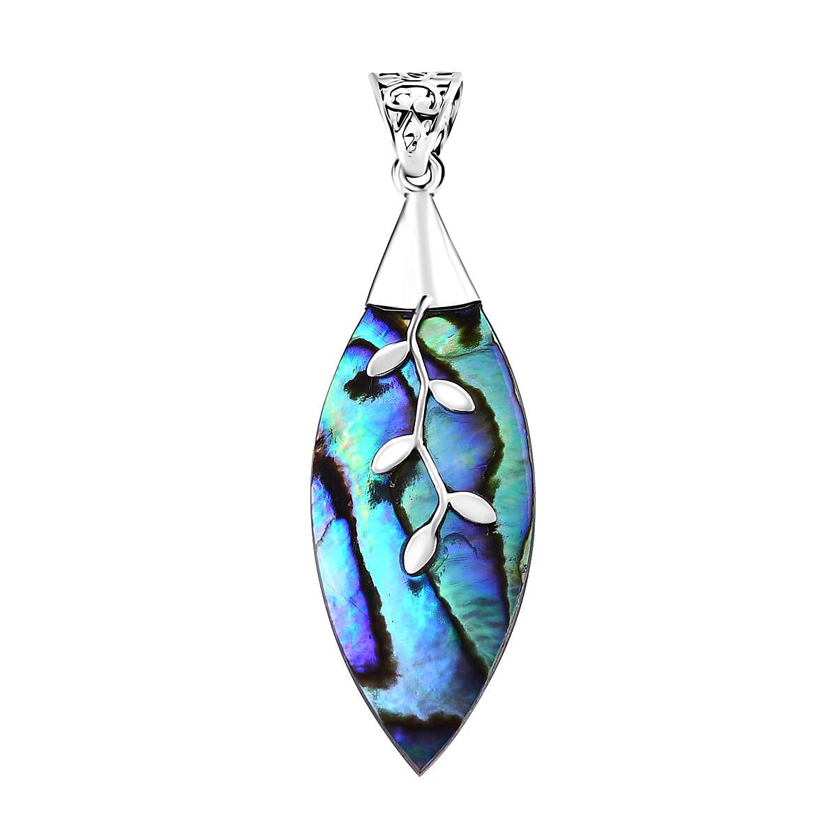 Abalone Shell Pendant in Sterling Silver 7768691 0