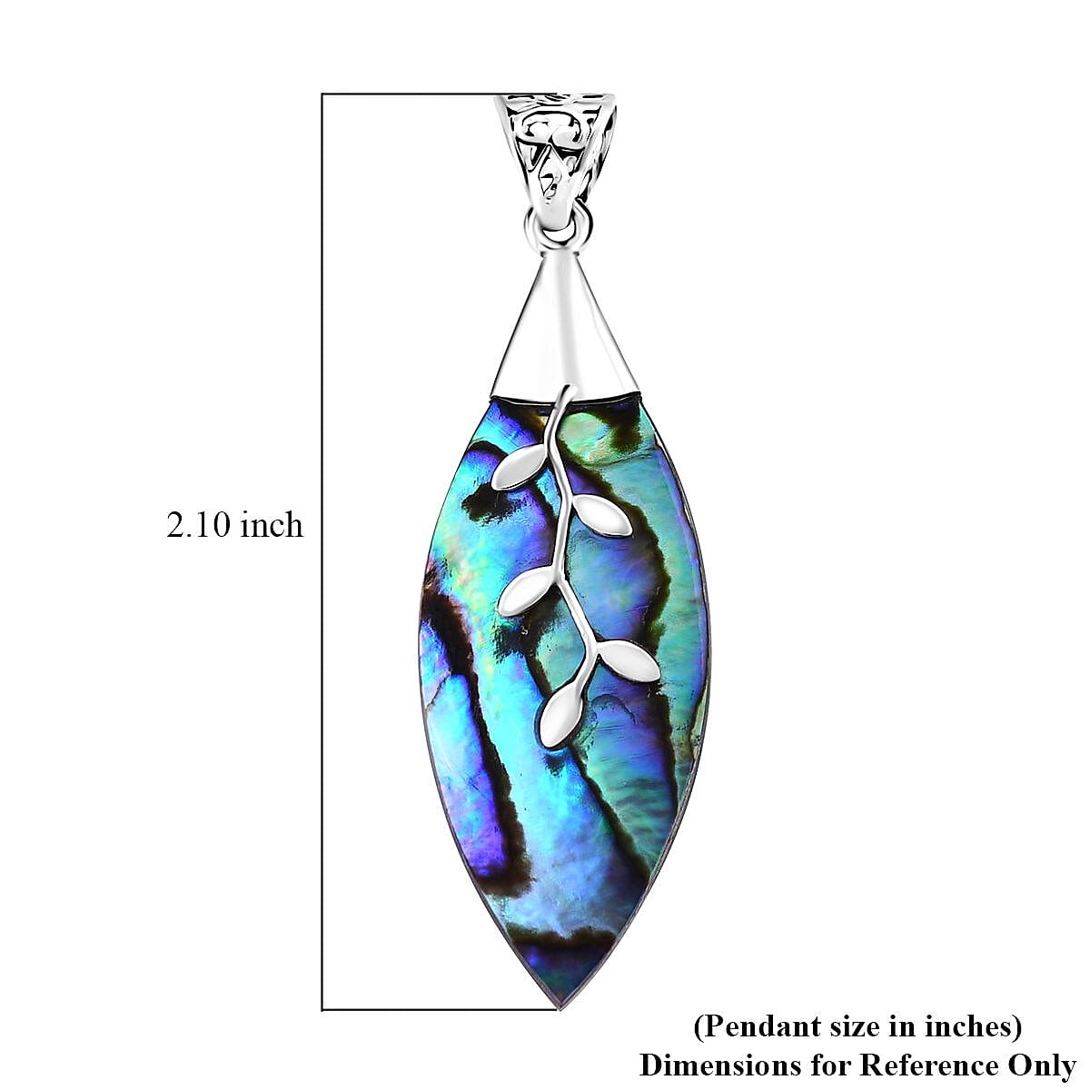 Abalone Shell Pendant in Sterling Silver 7768691 6