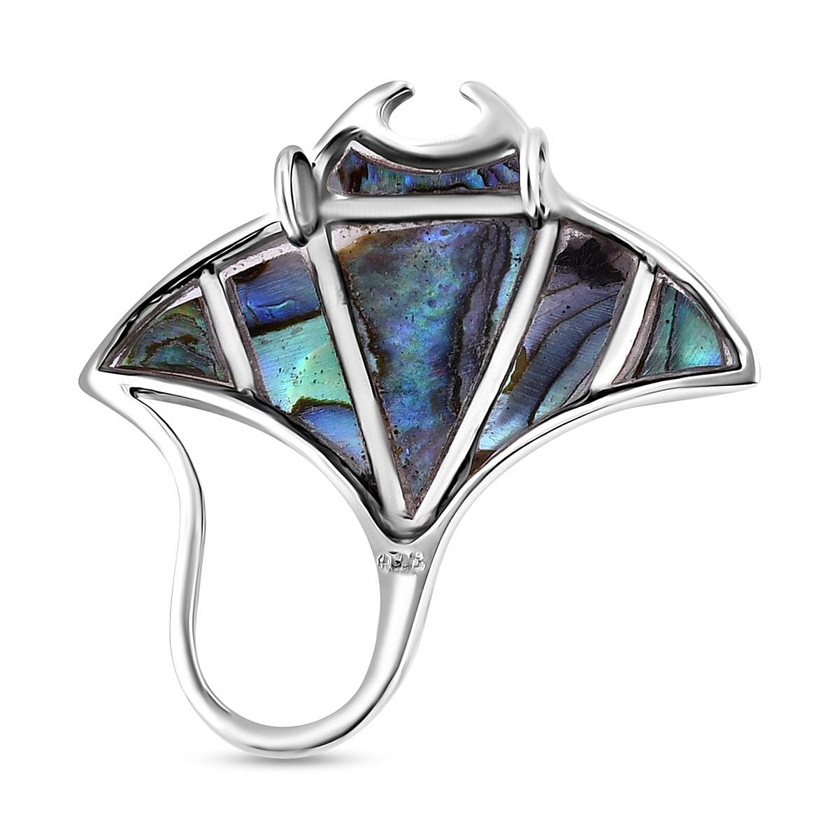 Royal Bali Crystal Bay Collection - Abalone Shell Stingray Pendant Sterling Silver 18.00 ct 7768659 5