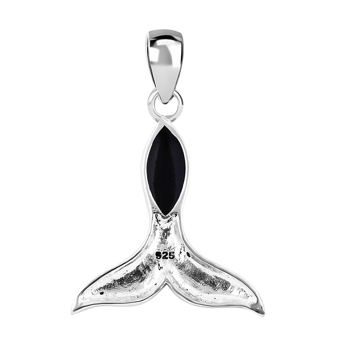 Royal Bali Crystal Bay Collection - Abalone Shell Dolphin Tail Pendant in Sterling Silver 4.00 ct 7768674 5