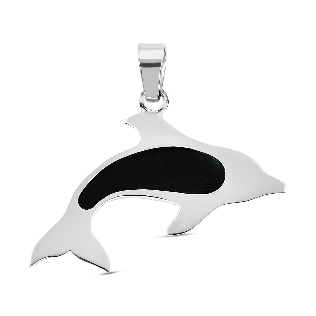 Royal Bali Crystal Bay Collection - Abalone Shell Dolphin Pendant in Sterling Silver 4.00 ct 7768678 5