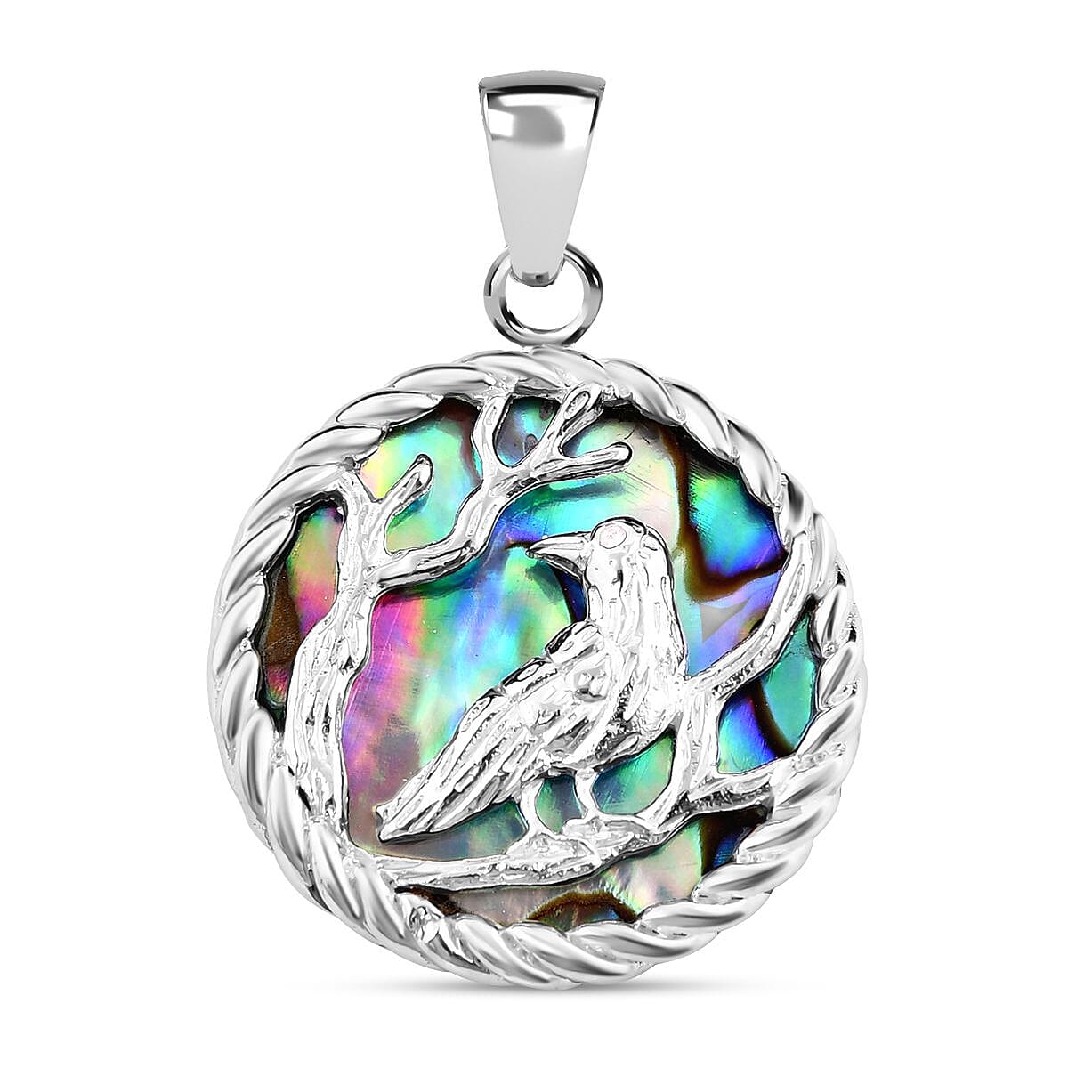 Abalone Shell Pendant Sterling Silver Wt. 7 grams, 9 Ct 7656877 0