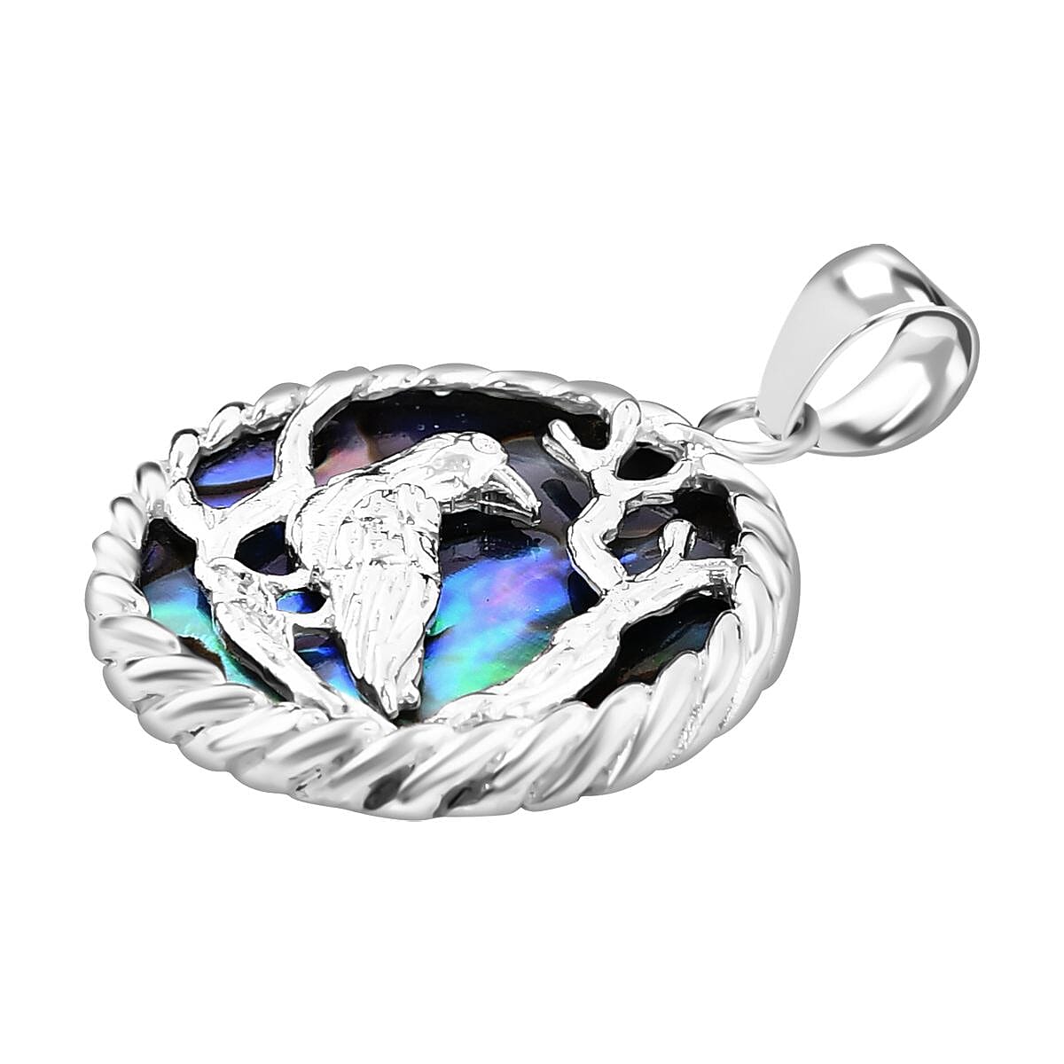 Abalone Shell Pendant Sterling Silver Wt. 7 grams, 9 Ct 7656877 4