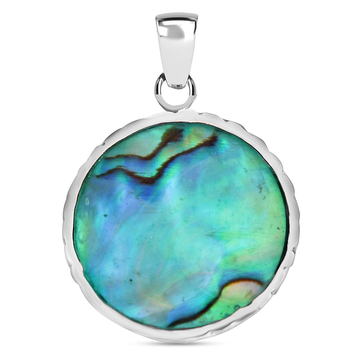 Abalone Shell Pendant Sterling Silver Wt. 7 grams, 9 Ct 7656877 5