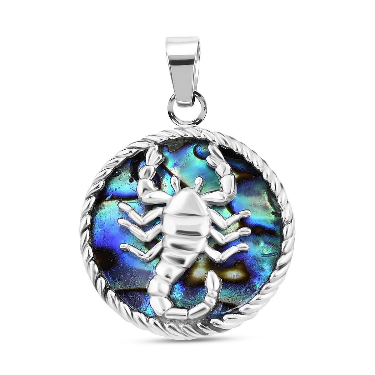 Abalone Shell Pendant Sterling Silver Wt. 7 grams, 9 Ct 7656880 0