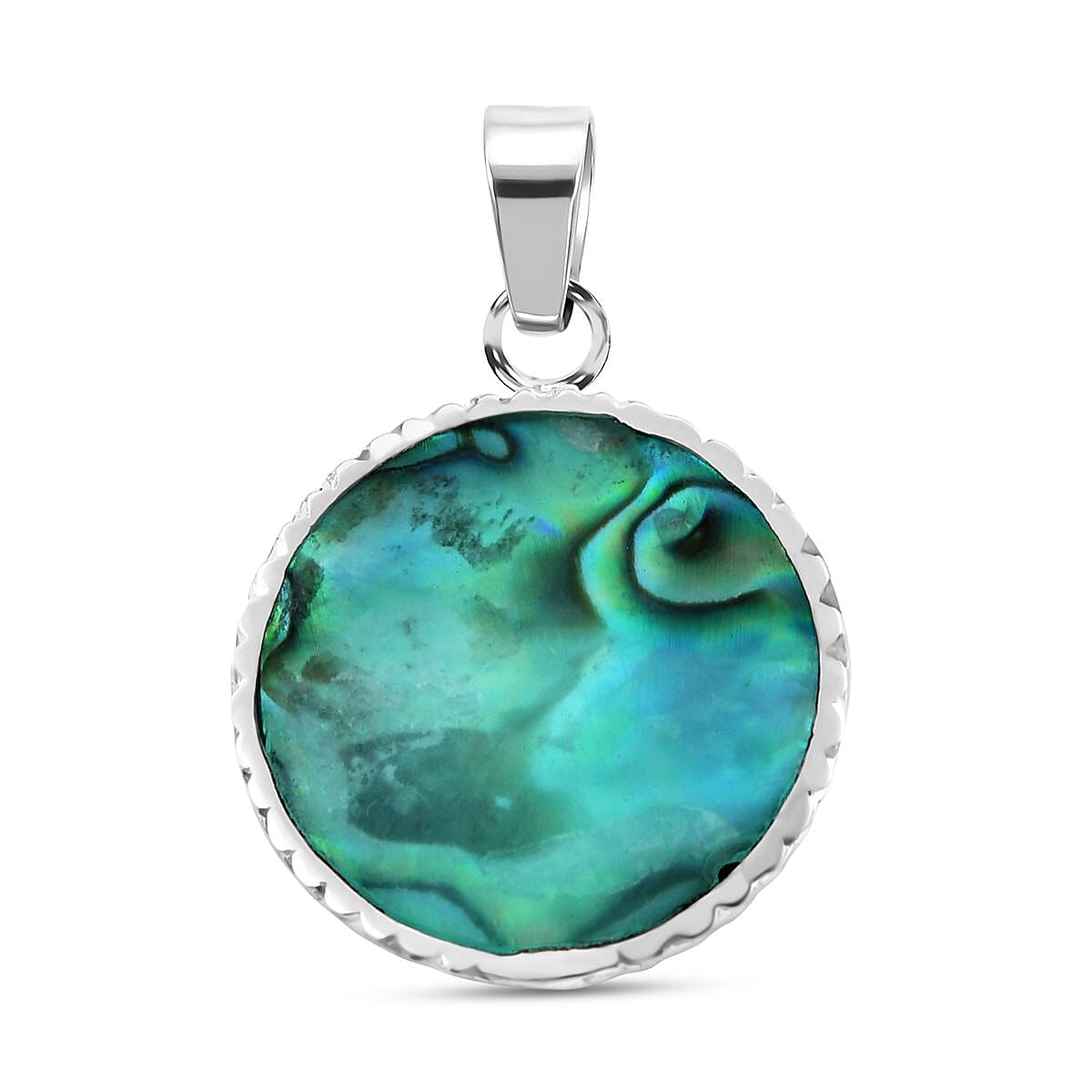 Abalone Shell Pendant Sterling Silver Wt. 7 grams, 9 Ct 7656880 5