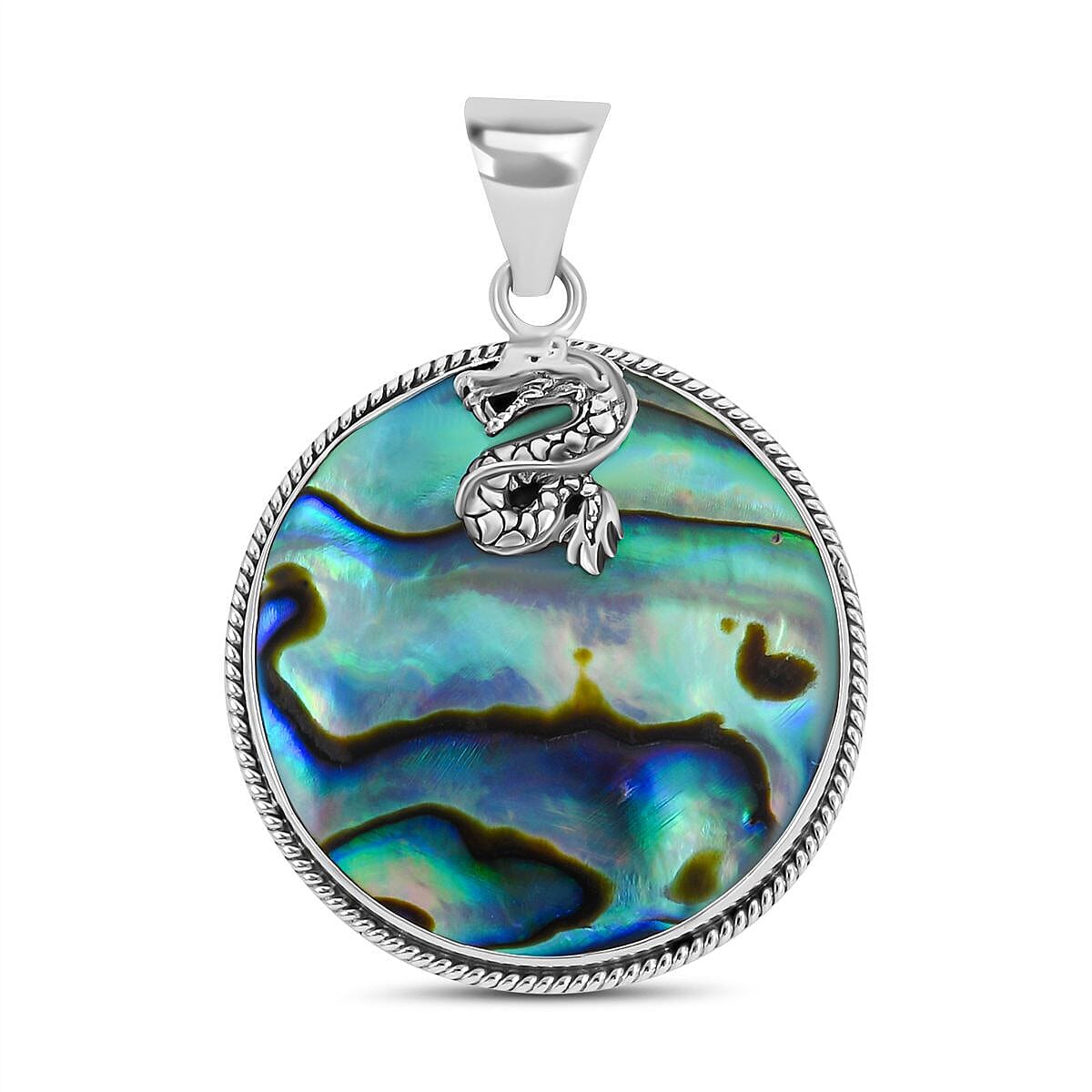 Royal Bali - Abalone Shell Pendant Sterling Silver, Silver Wt. 6.00 Gms 7238757 0