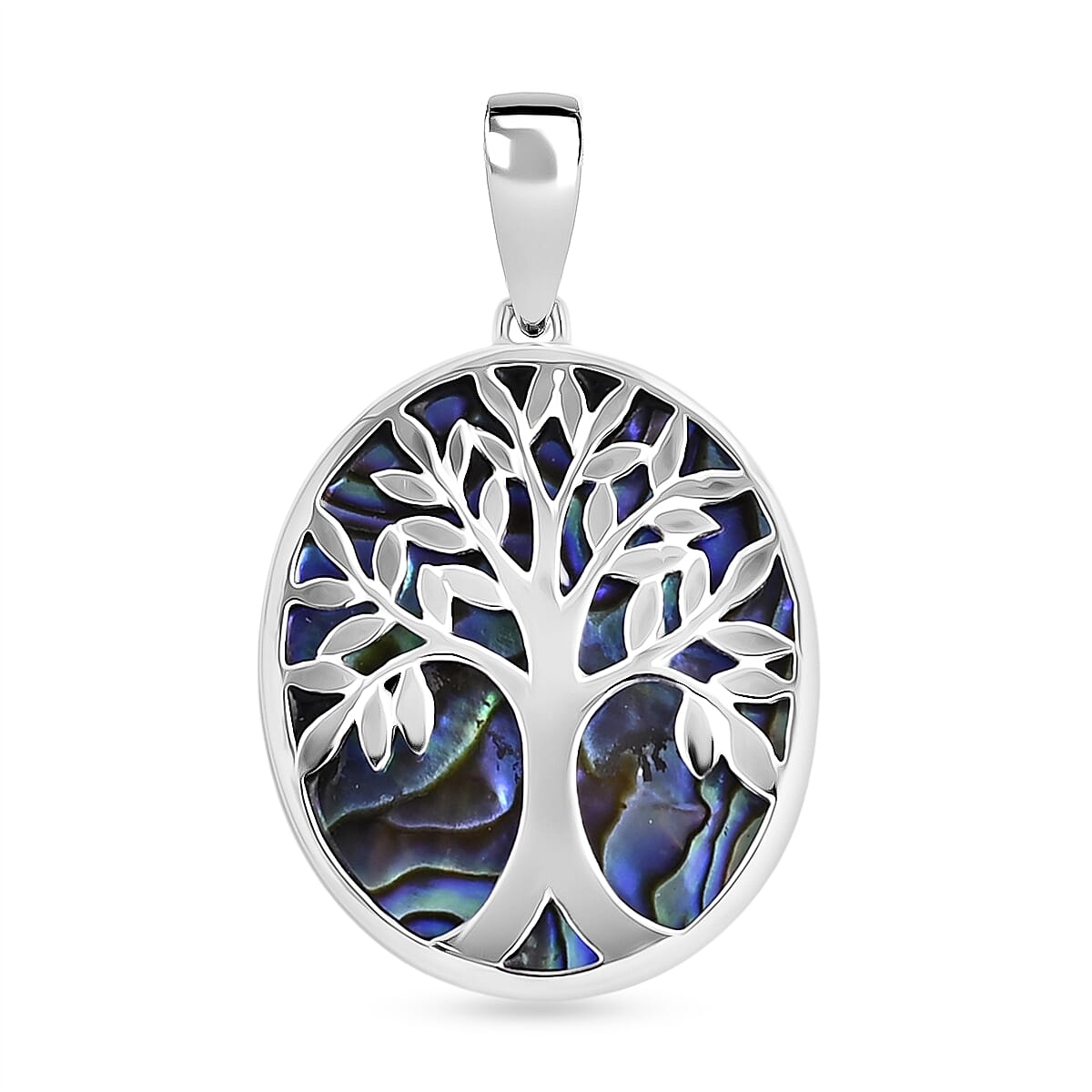 Abalone Shell Life of Tree Pendant in Sterling Silver 8261509 0