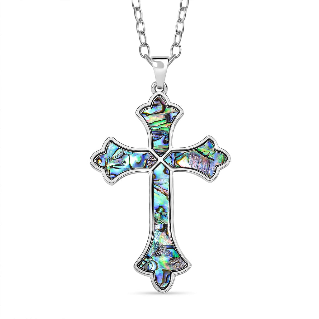 Abalone Shell Pendant with Chain (Size 24)