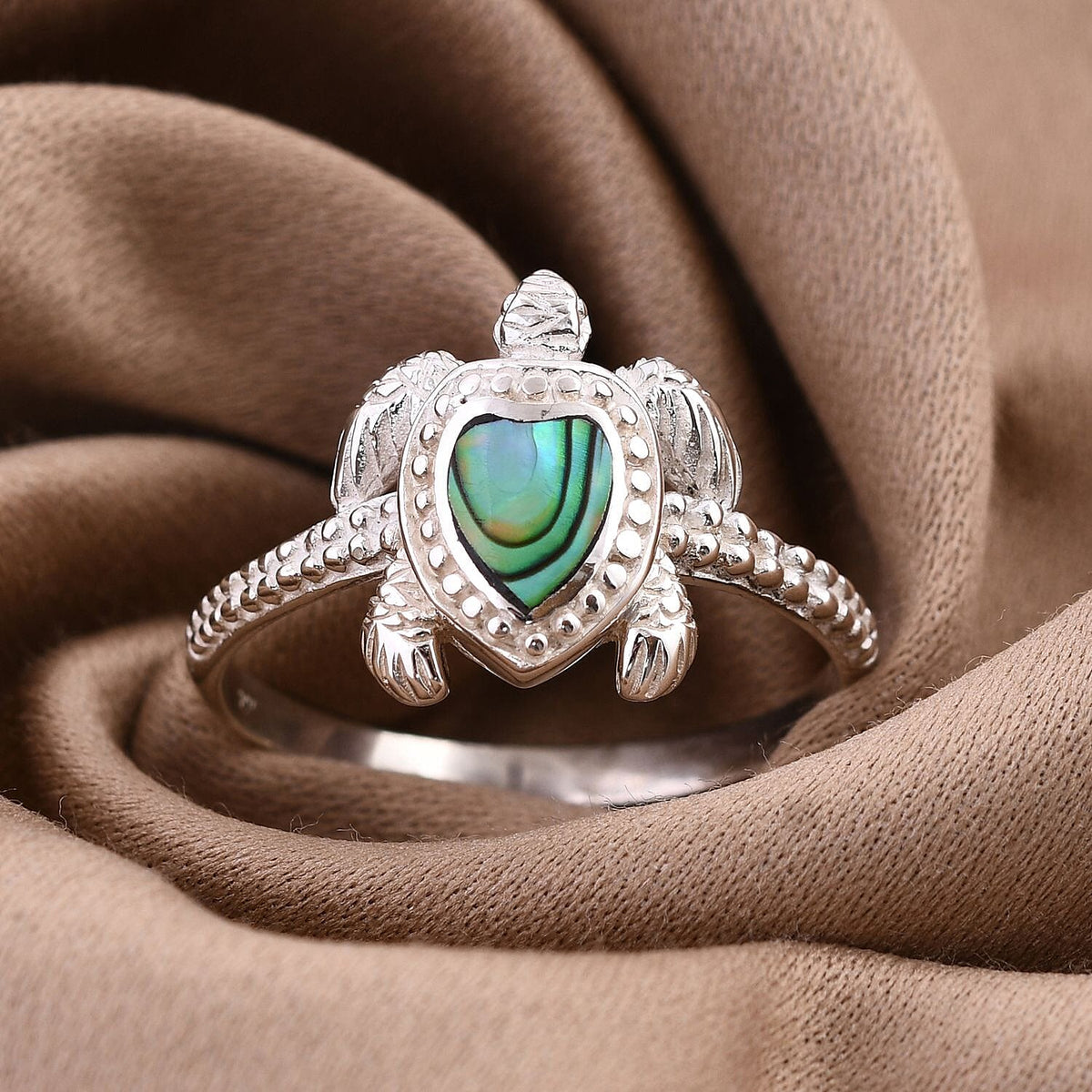 Abalone Shell  Ring  Sterling Silver 0.01 ct  0.010  Ct. 7656200 1
