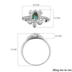 Abalone Shell  Ring  Sterling Silver 0.01 ct  0.010  Ct.