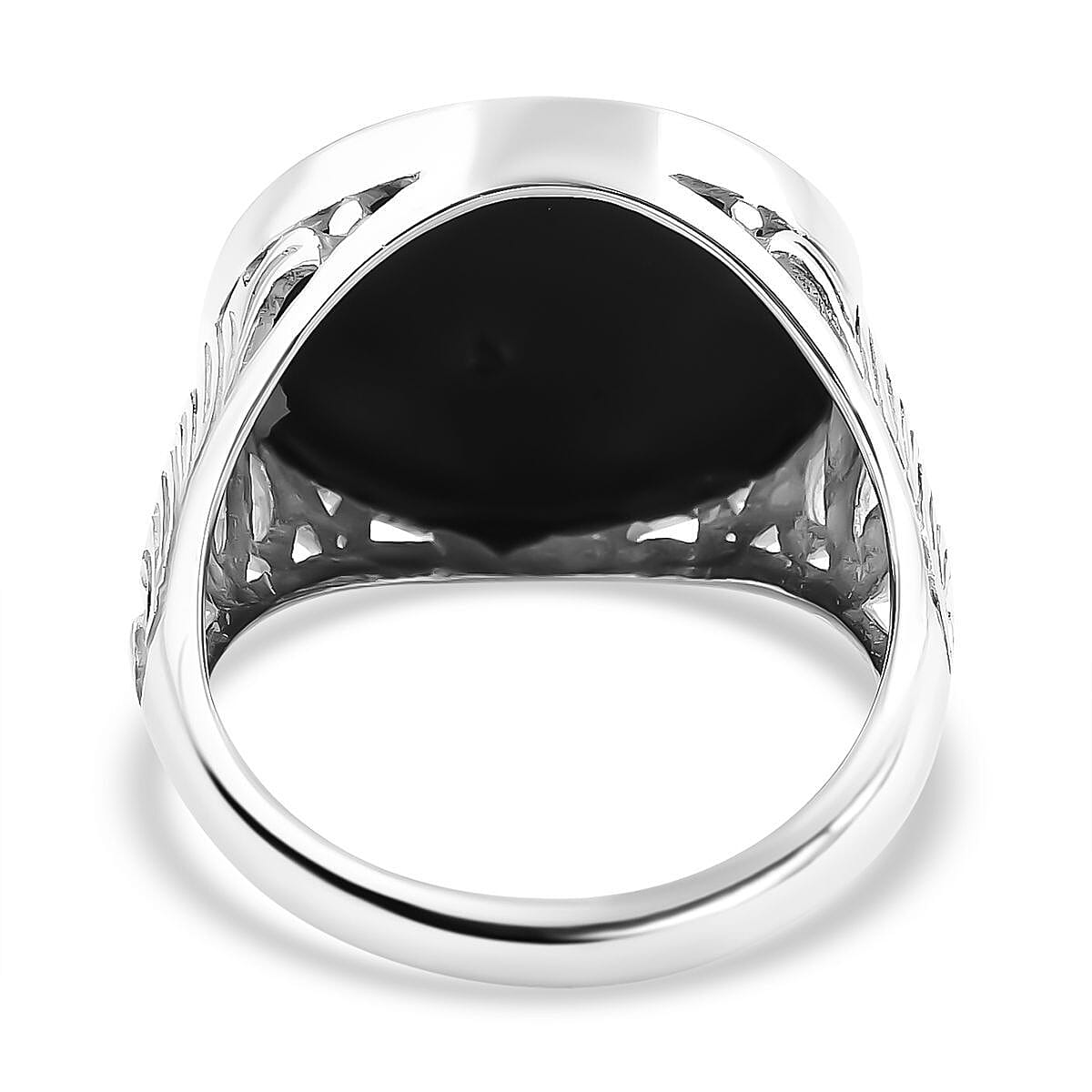 Royal Bali Collection - Abalone Shell Butterfly Ring in Sterling Silver, Silver Wt 5.40 GM 7654197 4