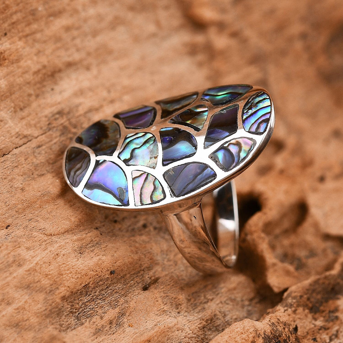 Abalone Shell  Ring  Sterling Silver 24.00 ct  24.000  Ct. 7656645 1