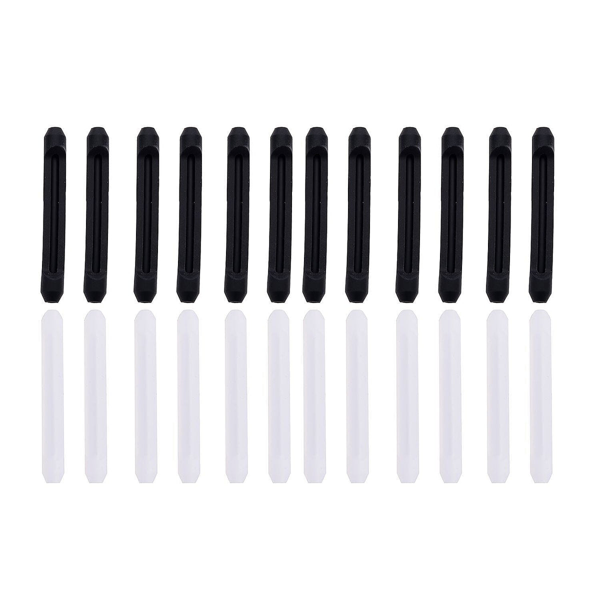 Set of 12 Pairs Eyeglasses Ear Hook - White and Black 7233628 0