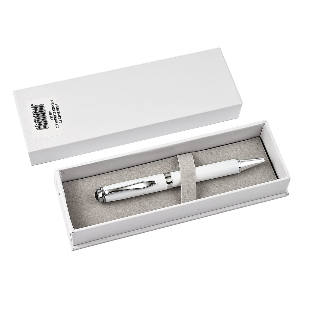 Closeout - Conran Ballpoint Pen with Gift Box - White