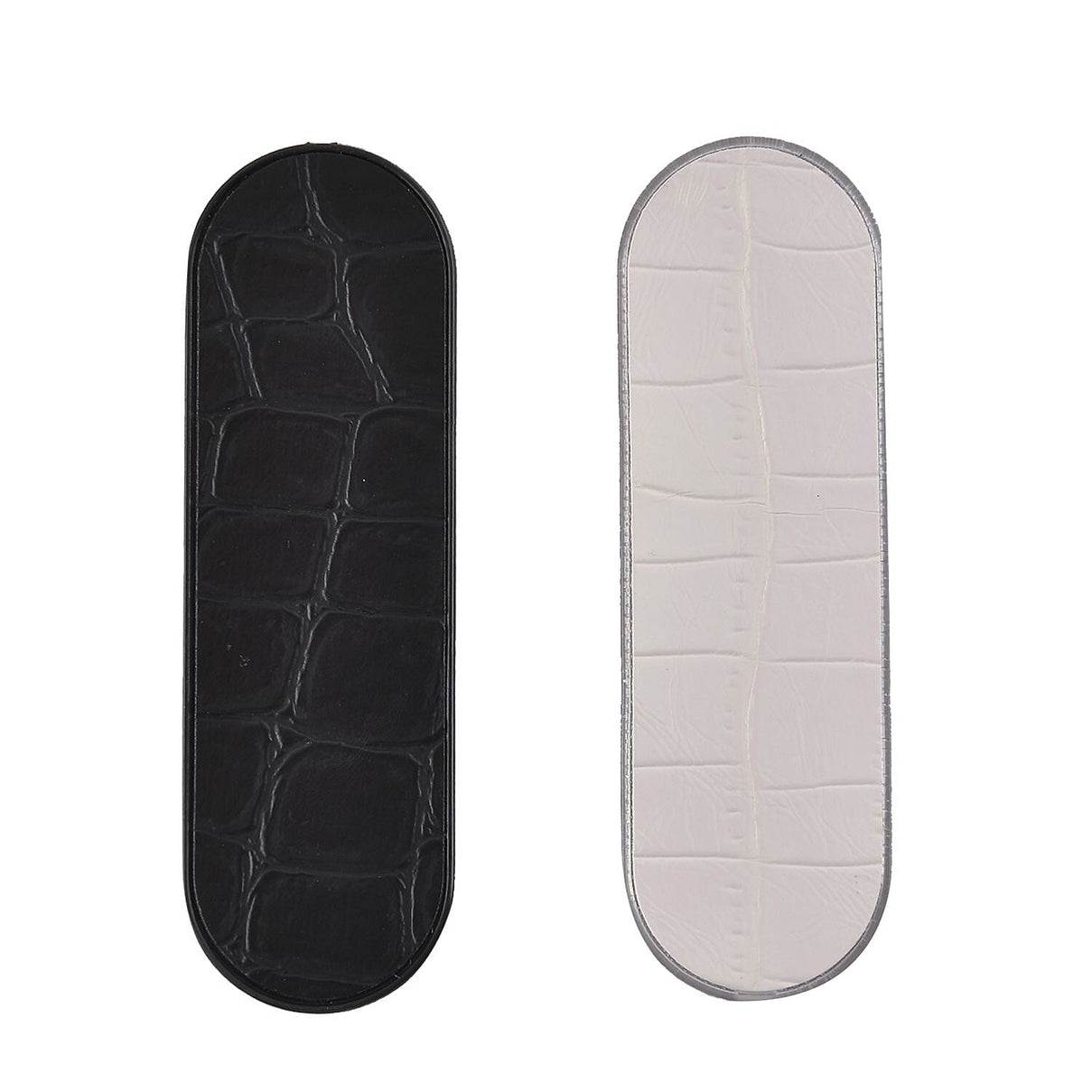 Set of 2 Adjustable Flexible Finger Grip for Devices -White - Black 7558931 0