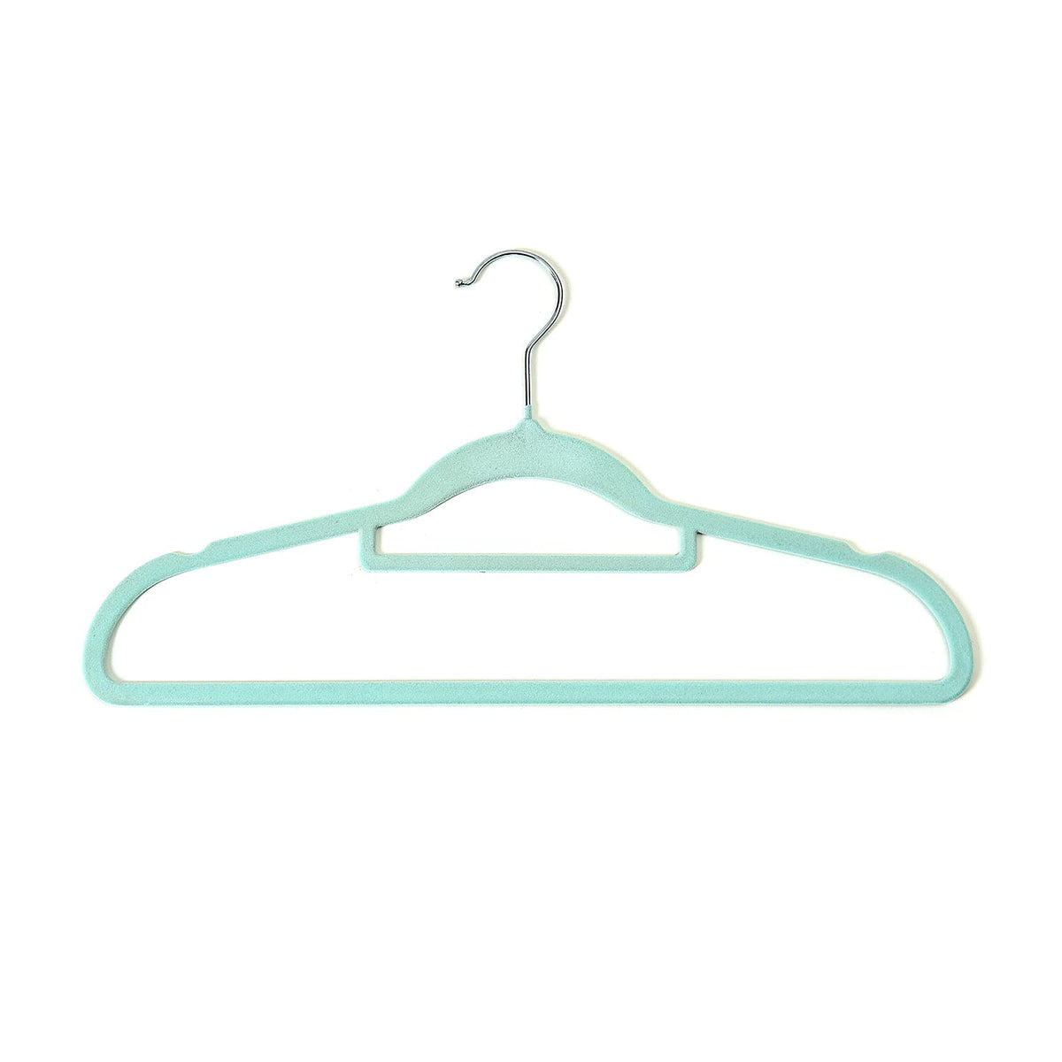 Set of 24 Velvet Hangers with 360-Degree Swivel Hook - Green 7687594 2
