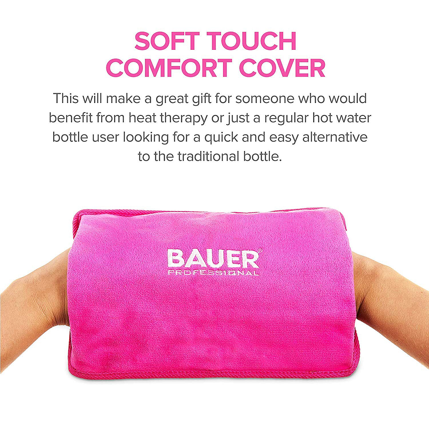 Home Essential -Bauer Rechargeable Electric Hot Water Bottle- Pink 7681977 0