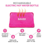 Home Essential -Bauer Rechargeable Electric Hot Water Bottle- Pink