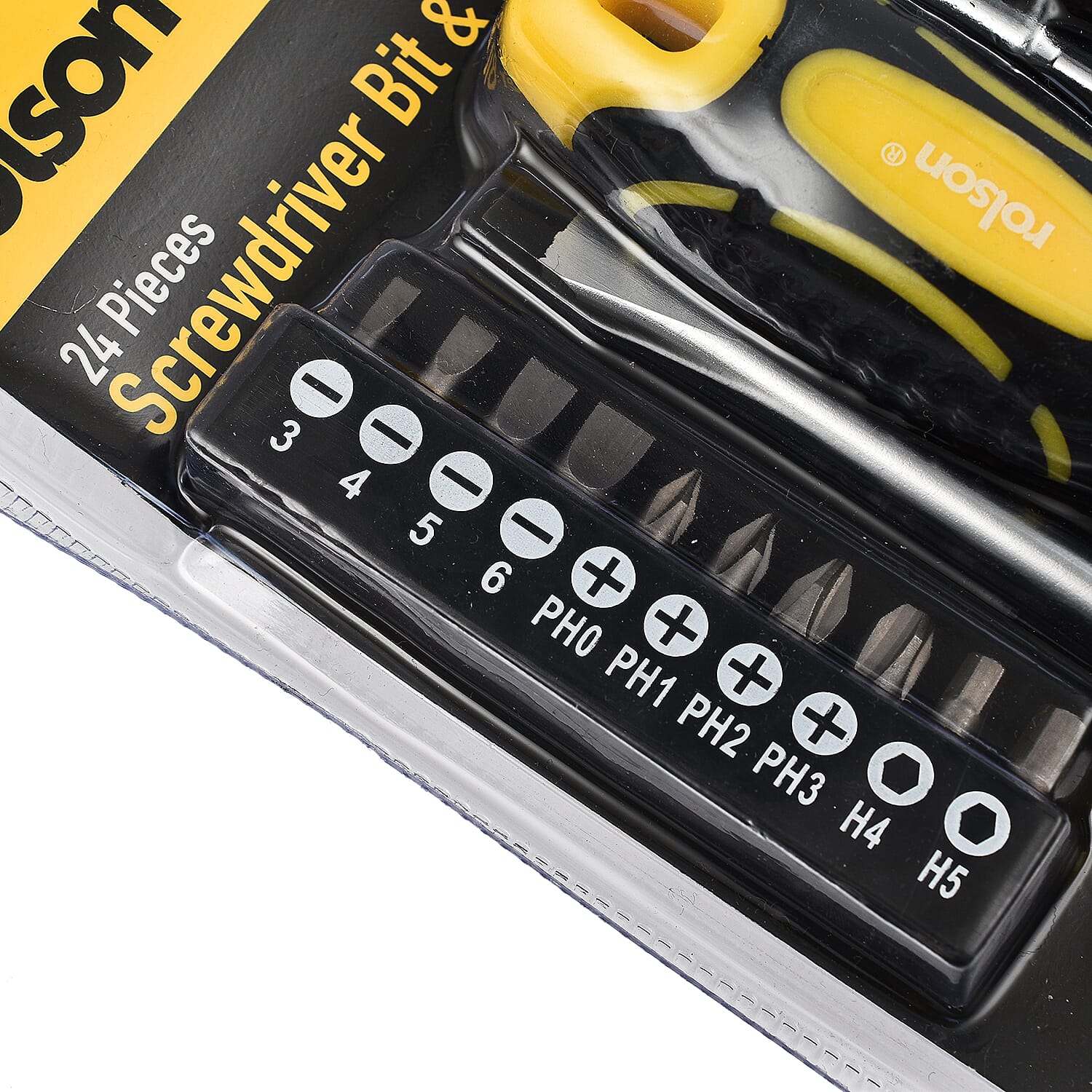Rolson 24 Piece Screwdriver Bit - Driver Set 7746500 2