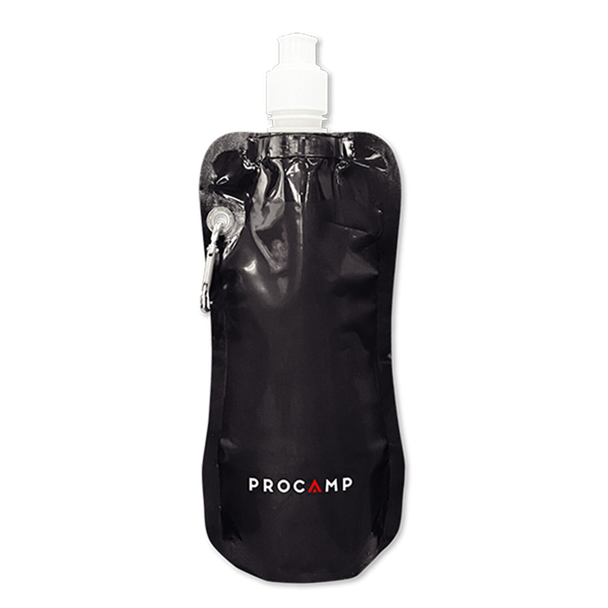 PROCAMP Camping Foldable BPA Free Water Bottle 400ml - Black 7793006 0