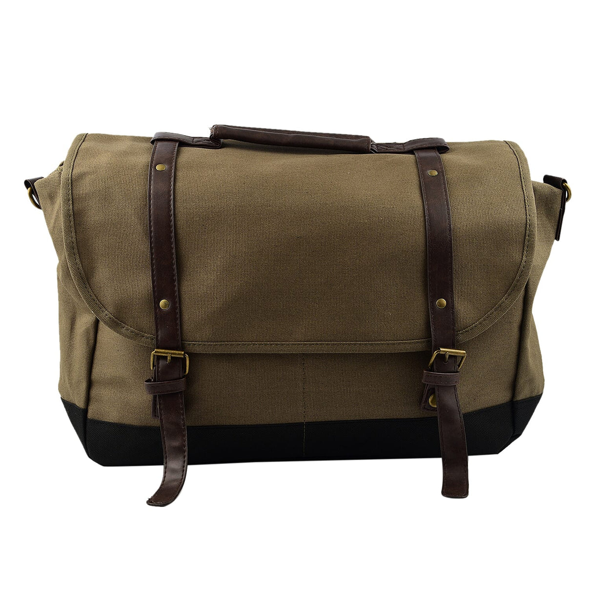 Satchel Bag with Shoulder Strap - Brown 7669783 0