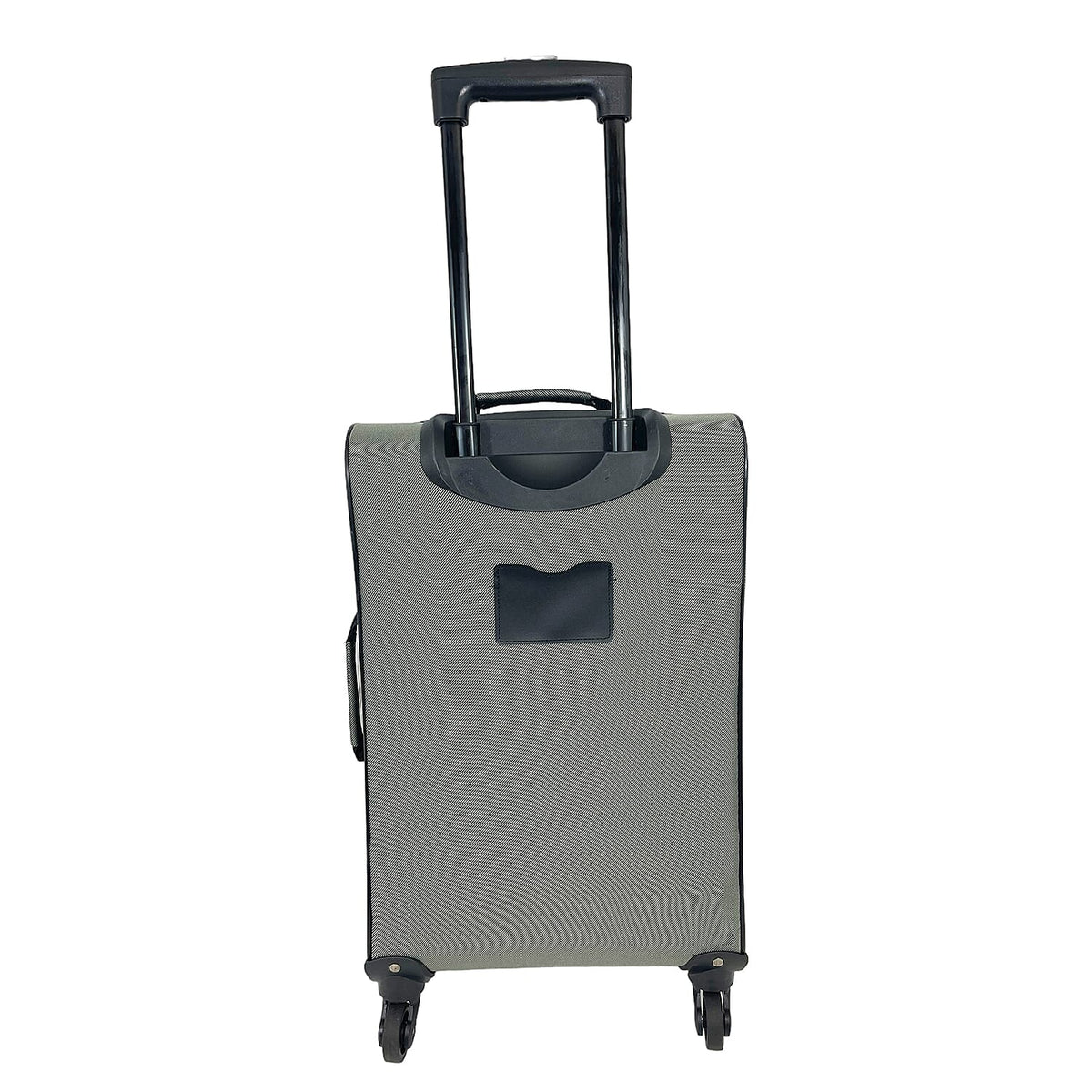 Set of 3 Soft Shell Luggage Suitcase with 360 Degree Spinner Wheels (31, 26 &amp; 22 Inch) - Grey 7777437 6